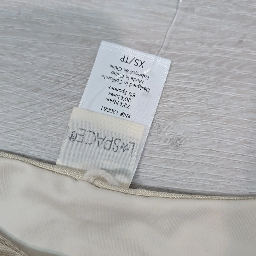 NWOT L Space Women Anthropologie Bitsy Cut Swim bottom Sz XS